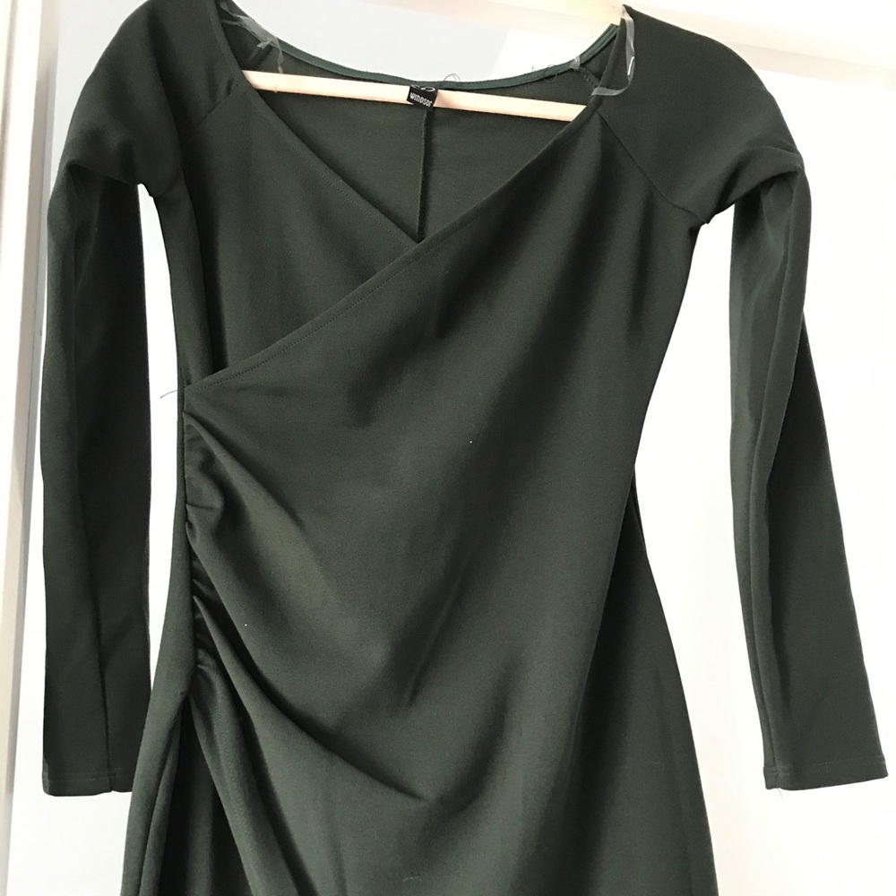 Emerald green dress